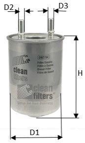 CLEAN FILTERS kuro filtras DN2704